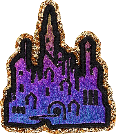 Stoney Clover Lane Iridescent City Patch In Blue
