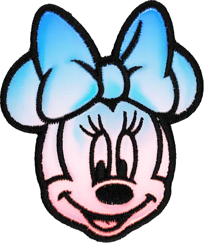 Stoney Clover Lane Iridescent Disney Minnie Mouse Patch In Brown
