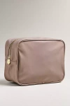 Stoney Clover Lane Large Zip Nylon Pouch In Gray