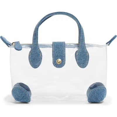 Stoney Clover Lane Jelly Pouchette Clear Crossbody Bag In Multi