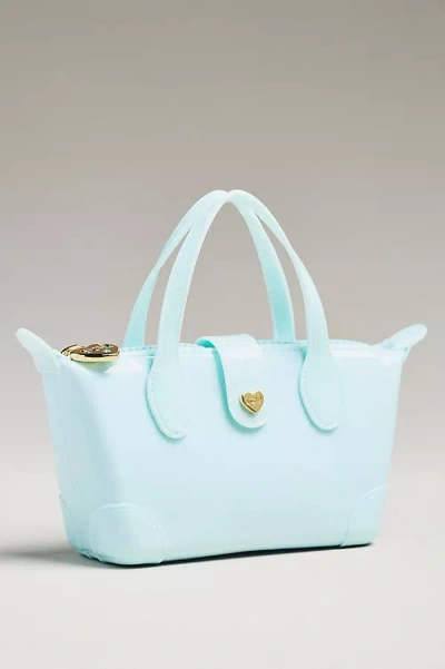 Stoney Clover Lane Jelly Pouchette Crossbody Bag In Blue