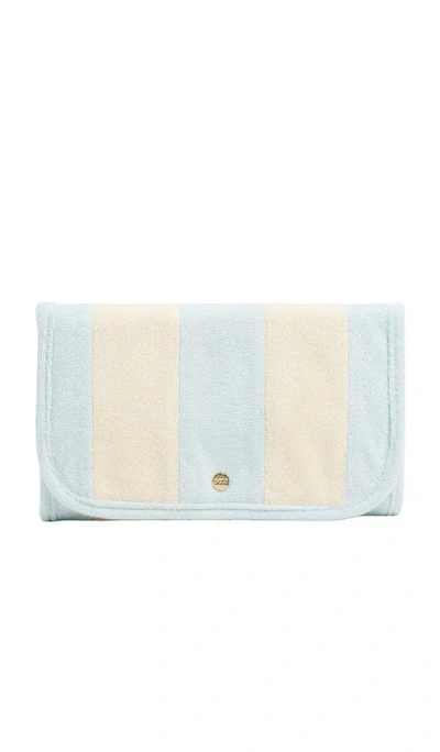 Stoney Clover Lane Jewelry Roll In Blue & White Stripe