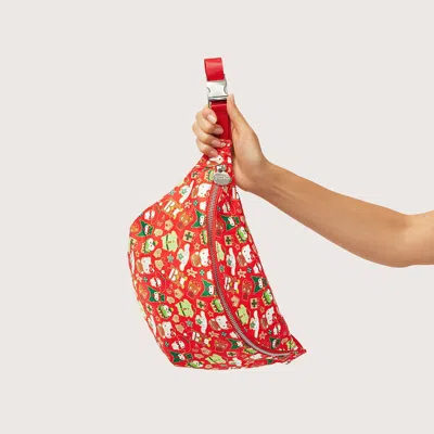 Stoney Clover Lane Jumbo Fanny Pack In Red