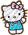 Stoney Clover Lane Jumbo Hello Kitty Waving Patch