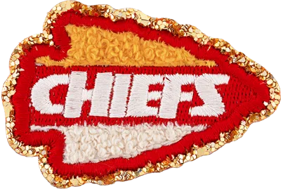 Stoney Clover Lane Kansas City Chiefs Patch In Yellow