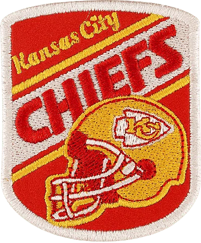 Stoney Clover Lane Kansas City Chiefs Patch In White