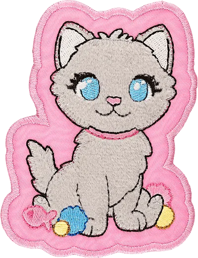 Stoney Clover Lane Kitten Patch In Pink
