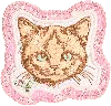 Stoney Clover Lane Kitty Patch Made With Liberty Fabric