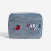 Stoney Clover Lane Large Denim Pouch With Pockets