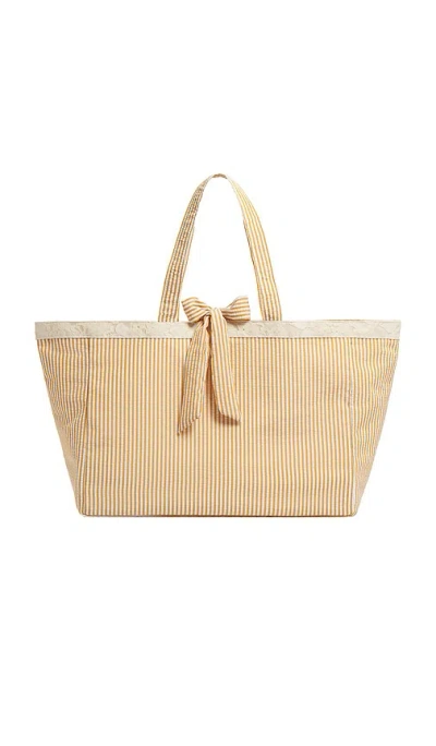 Stoney Clover Lane Large Everything Tote In Grey Lace
