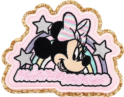 Stoney Clover Lane Large Minnie Mouse Rainbow Patch In Multi