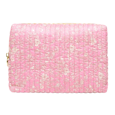 Stoney Clover Lane Large Quilted Pouch Made With Liberty Fabric