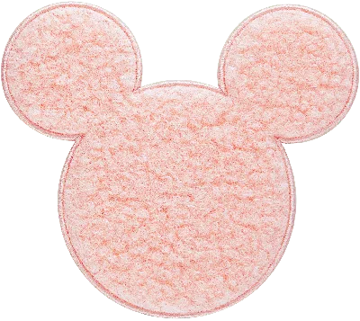 Stoney Clover Lane Large Sherpa Mickey Mouse Patch In Pink