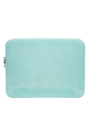 Stoney Clover Lane Large Sparkle Pouch In Blue