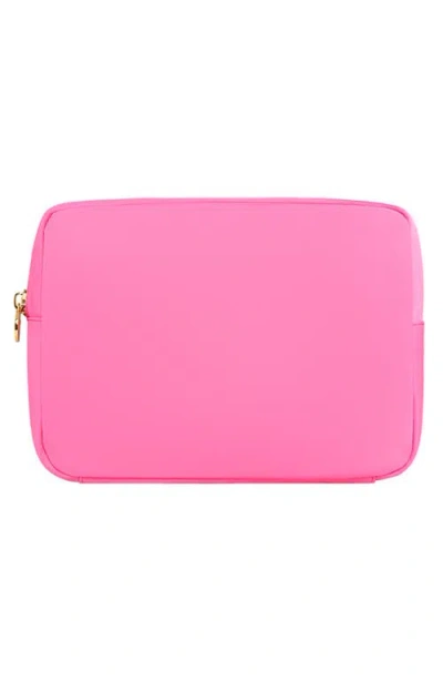 Stoney Clover Lane Large Zip Pouch In Bubblegum