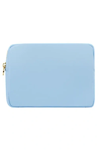 Stoney Clover Lane Large Zip Pouch In Periwinkle
