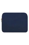 Stoney Clover Lane Large Zip Pouch In Sapphire