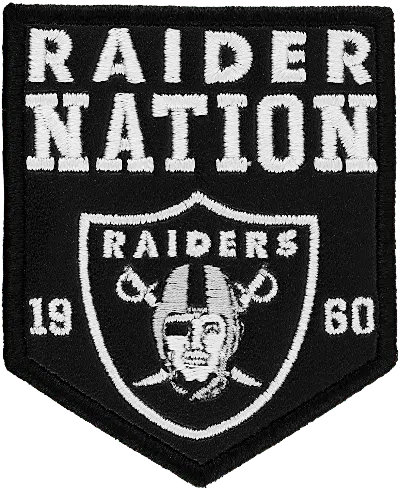 Stoney Clover Lane Las Vegas Raiders Patch In Black