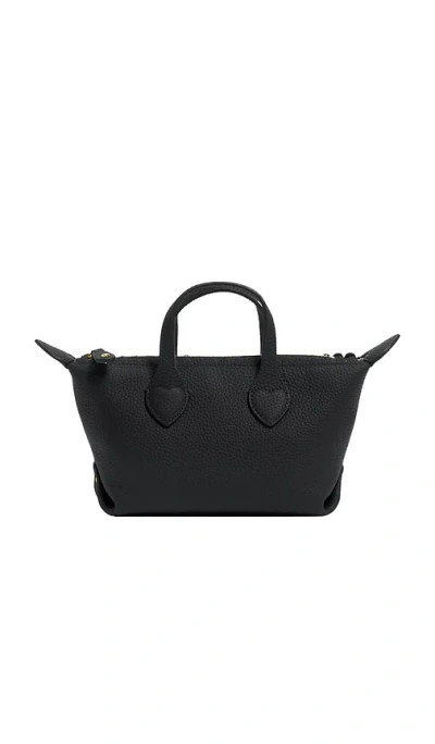 Stoney Clover Lane Leather Pittsford Pouchette Crossbody Bag In Caviar