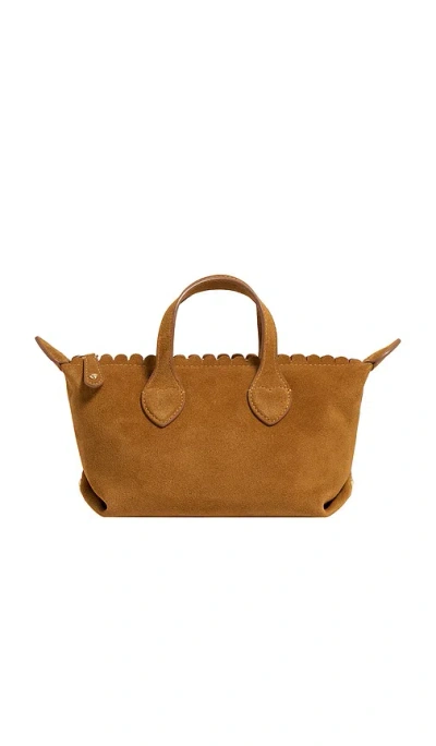 Stoney Clover Lane Leather Pittsford Pouchette Crossbody Bag In Maple