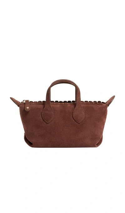 Stoney Clover Lane Leather Pittsford Pouchette Crossbody Bag In Teddy