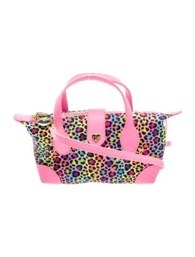 Pre-owned Stoney Clover Lane Leather Top Handle Bag In Pink