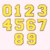 Stoney Clover Lane Lemon Glitter Varsity Number Patch