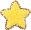 Stoney Clover Lane Lemon Glitter Varsity Star Patch