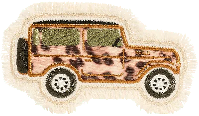 Stoney Clover Lane Leopard Jeep Patch