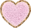 Stoney Clover Lane Lilac Mini Glitter Varsity Heart Patch