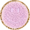 Stoney Clover Lane Lilac Mini Glitter Varsity Smiley Face Patch