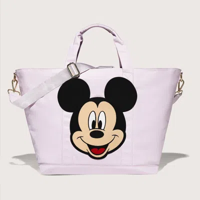 Stoney Clover Lane Lilac Tote With Jumbo Disney Mickey Patch