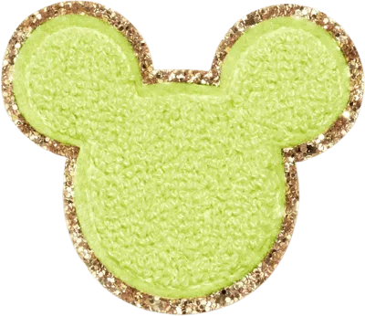 Stoney Clover Lane Lime Disney Mickey Mouse Glitter Patch In Green