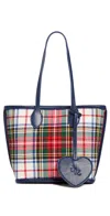 Stoney Clover Lane Little Tote In Plaid