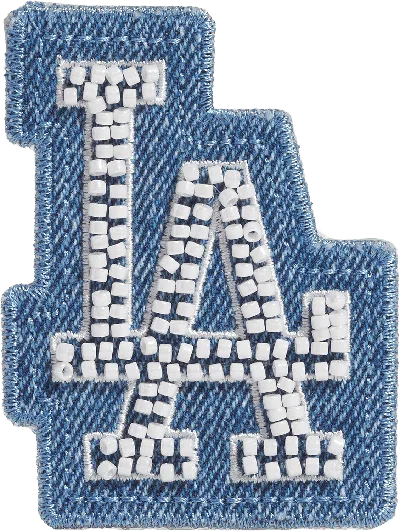 Stoney Clover Lane Los Angeles Dodgers Patch In Blue