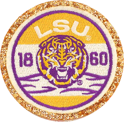 Stoney Clover Lane Louisiana State University Patch In Red