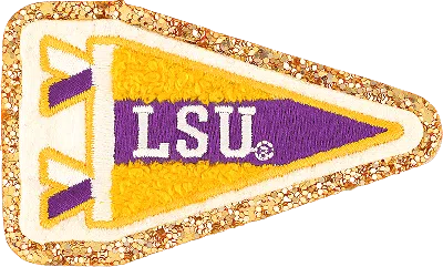 Stoney Clover Lane Louisiana State University Patch In Red