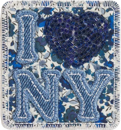 Stoney Clover Lane Love Ny Patch In Blue