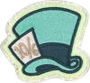 STONEY CLOVER LANE MAD HATTER'S HAT PATCH