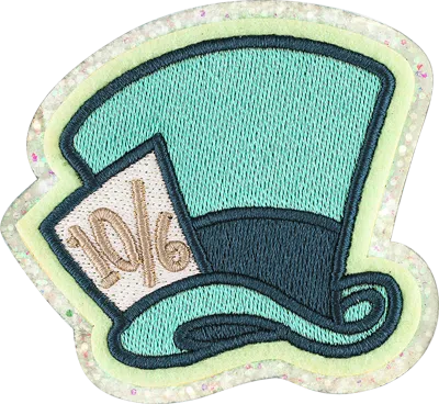 Stoney Clover Lane Mad Hatter's Hat Patch In Green