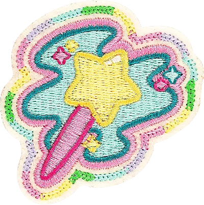 Stoney Clover Lane Magic Wand Patch In Multi