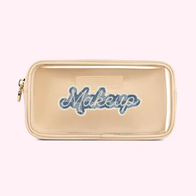 Stoney Clover Lane Makeup Clear Front Small Pouch In Neutral