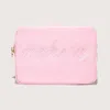 Stoney Clover Lane Makeup Embroidered Large Pouch