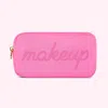 Stoney Clover Lane Makeup Embroidered Small Pouch In Pink