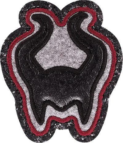 Stoney Clover Lane Maleficent Horns Patch In Black