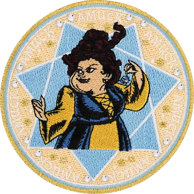 Stoney Clover Lane Mary Sanderson Patch In Red