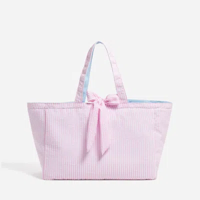 Stoney Clover Lane Medium Reversible Everything Tote In Purple