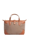 Stoney Clover Lane Medium Pouchette Satchel In Gray