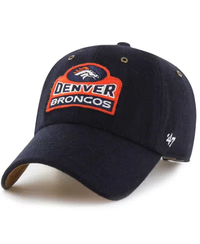Stoney Clover Lane Men's And Women's Navy Denver Broncos Field Goal Clean Up Adjustable Hat