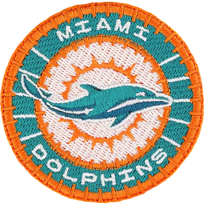 Stoney Clover Lane Miami Dolphins Patch In Black